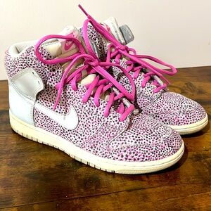 Nike High Tops Women size 7.5 used with some stains.